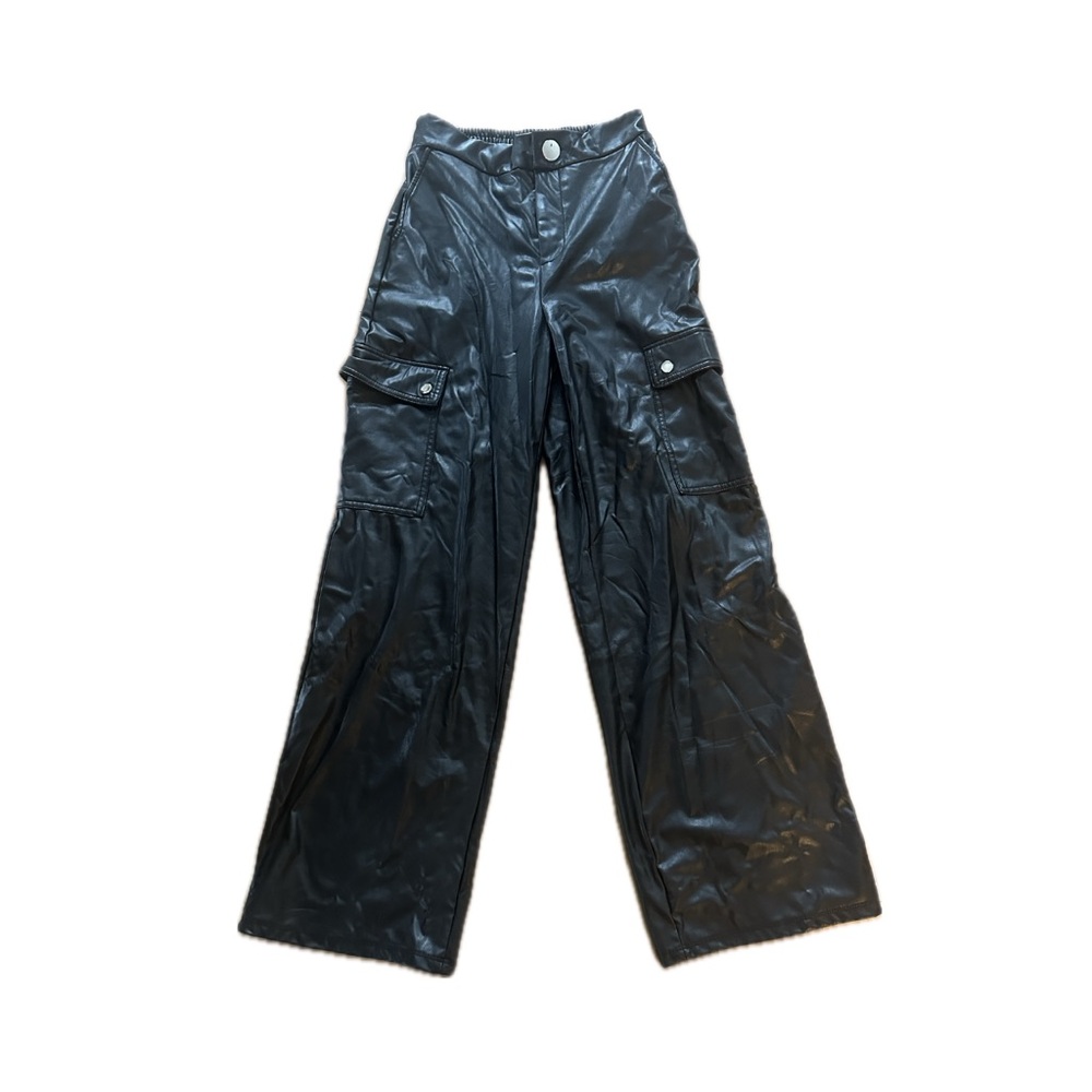 Black Pleather Pants
